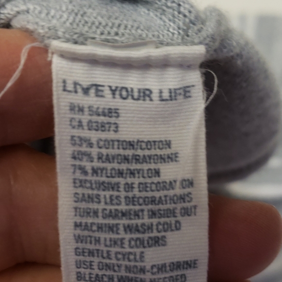 Sz SP Gray lightweight fair Isle style sweater c22 - Picture 6 of 6